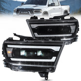 VLAND Full LED Headlights For 2019-2024 Dodge RAM 1500